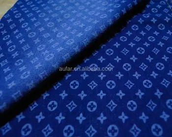 printed denim fabric