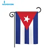 NX 30*45cm 600D polyester fabric weatherproof import cuba garden flag