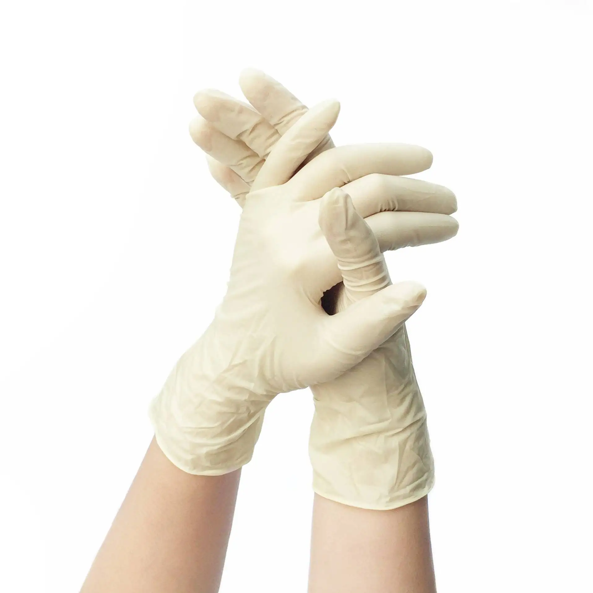 一次性无菌乳胶手术手套粉状 ce iso13485 批准