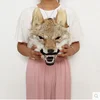 christmas animal fur church tiger heads realistic wolf mask
