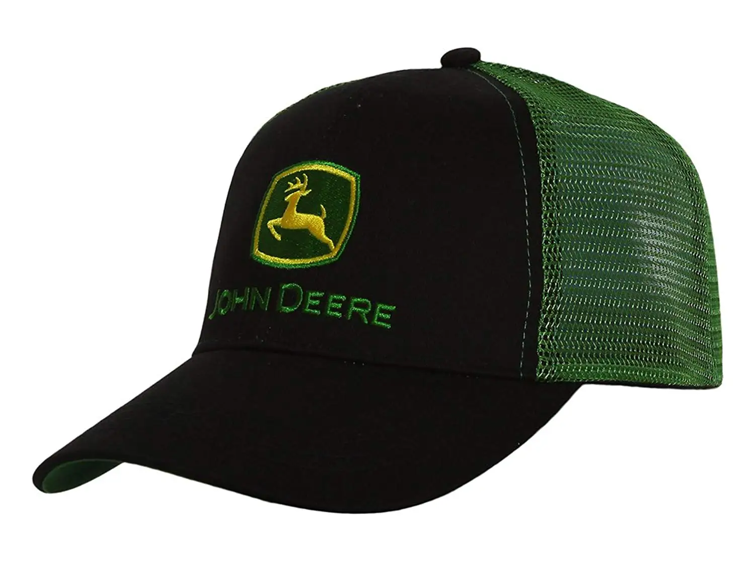 John Deere Adjustable Trucker Hat - Green/Black