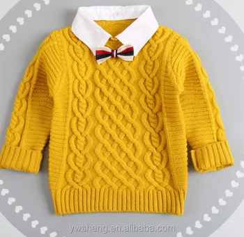 baby boy yellow sweater