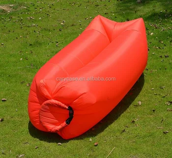 Red Color New Arrival Inflatable Bean Bag Chair Seat Air Comfort Outdoor Beanbag Sack Sleep