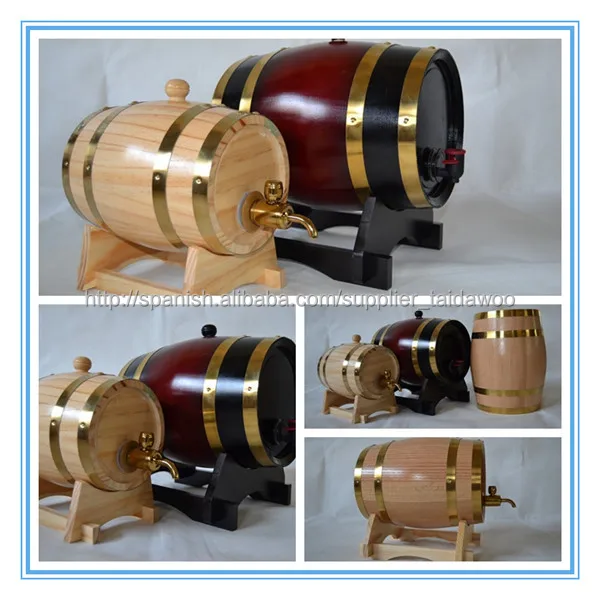 5l Wooden Beer Keg /wooden Wine Barrels Buy Wooden Beer Keg,Wooden