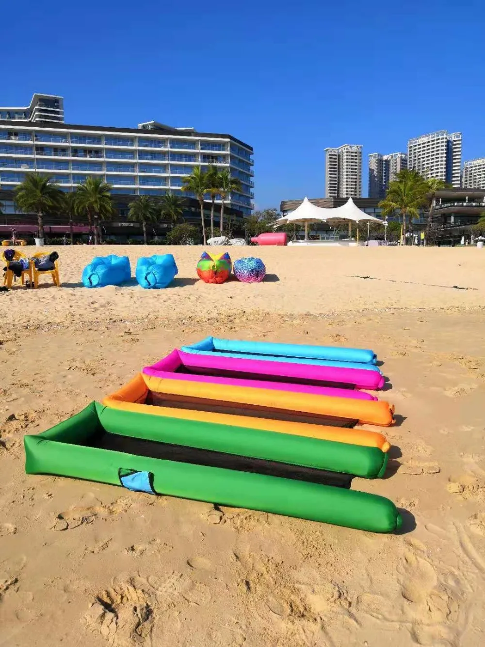 inflatable floating hammock