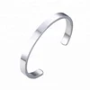 Blank Cuff 6mm Bracelet Bangle For Women Engraved Logo Bracelet