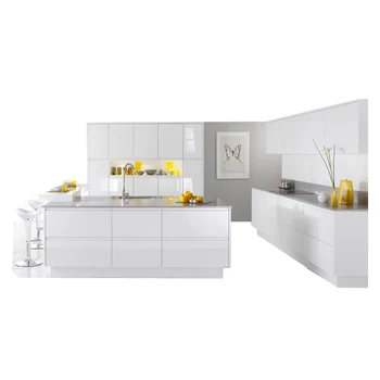 Modern High Glossy White Lacquer Kitchen Cabinets Modular Modern High Glossy White Lacquer Kitchen Cabinets Modular Main Product