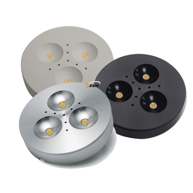 Wholesale ultra Thin 12V DC 3W LED Recessed Puck light