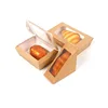 Eco-friendly food grade folding gift boxes for bread
