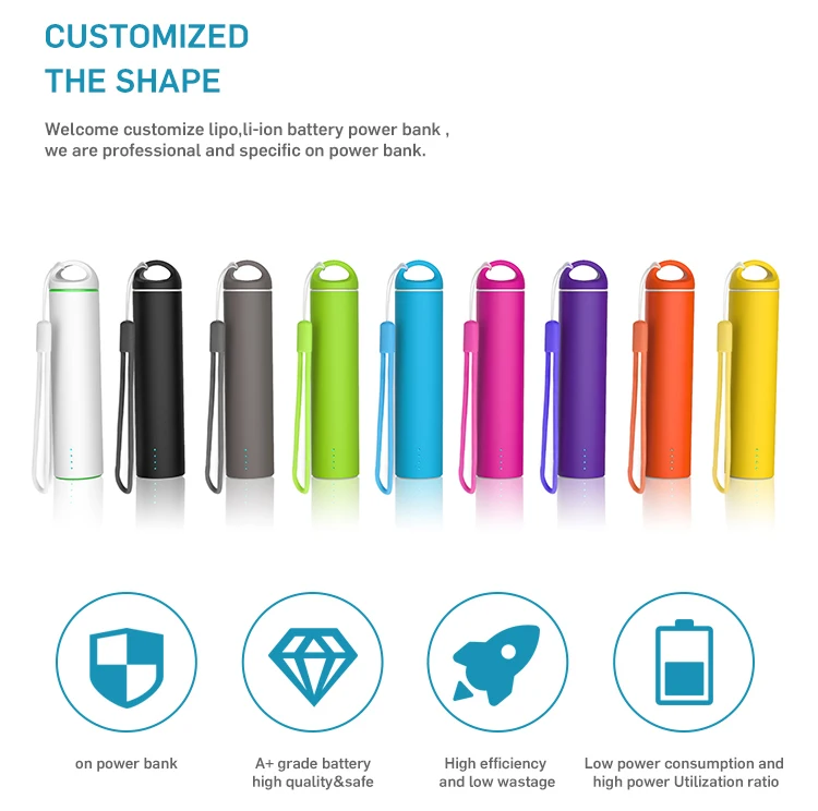 power bank 2500mah, mobile power supply, portable usb battery