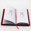 Custom blank paper notebook with logo printed pu leather cover imported from China cheap bulk