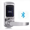 Shopping websites wooden wifi cylinder lock Card Key Electronic Password Smart Electronic Door Handle Door lock