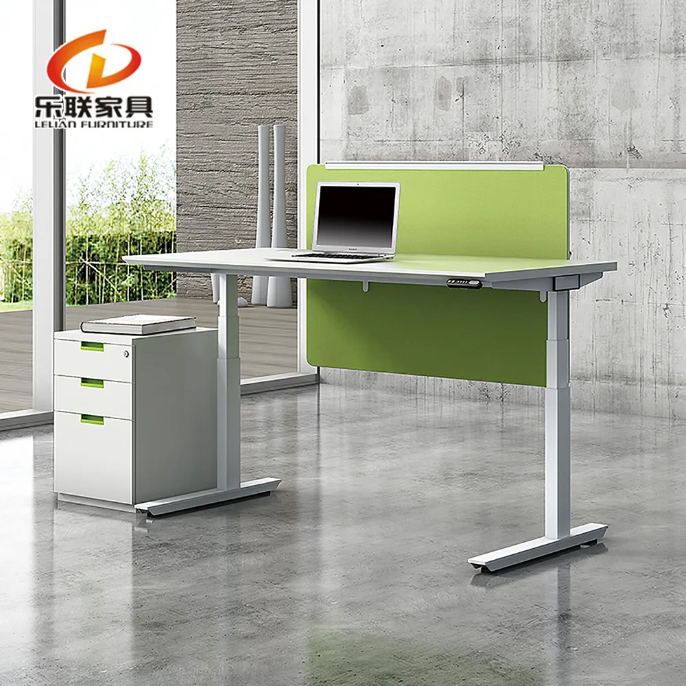 Work Smart Linak Dual Motor Adjustable Height Standing Desk