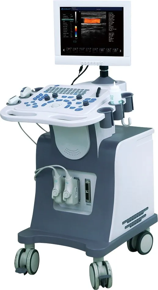 3D 4D color doppler Ultrasound scanner with trolley DW-C80