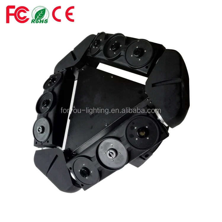 Rotalable Rgb Laser Light Multicolor 9eye Spider Moving Head Laser