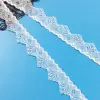 Fashion 3cm textile sequence edging elastic lace trim