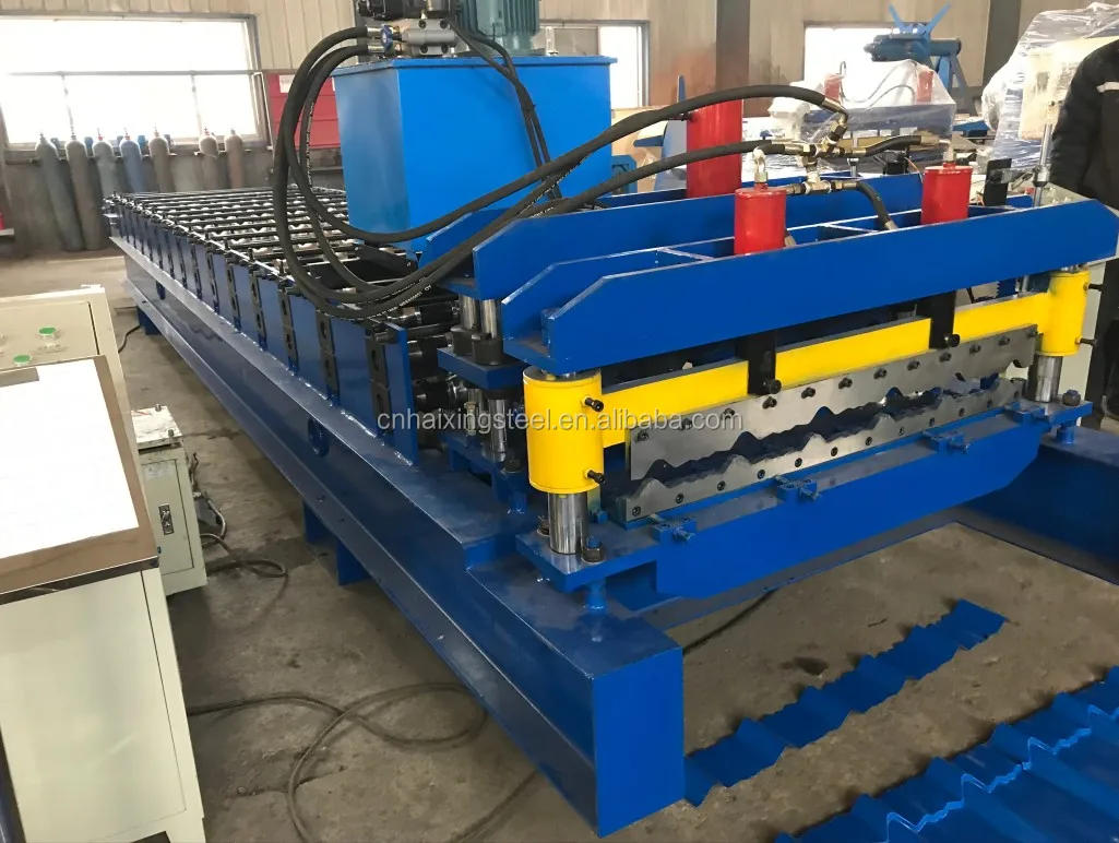 glazed roof panel step tile cold roll forming machine