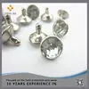 clear crystal closed end rivets for clothes
