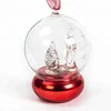 Cheap Glass Lighted Empty Snow Globe For Home Decoration No Water Snowball 100mm PVC Statue Snow Dome