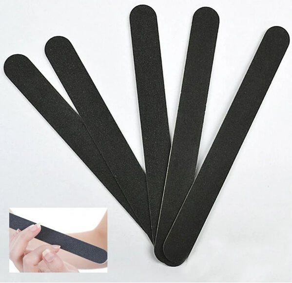 10PCS Black Nail Art Styling Tools Sanding Nail File Buffer For Salon Manicure UV Gel Polisher
