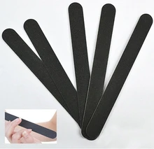 10PCS Black Nail Art Styling tools Sanding Nail File Buffer For Salon Manicure UV Gel Polisher Nail Polish Files Tool ~NA429