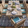 Hot sale patio furniture sets teak wood dining table