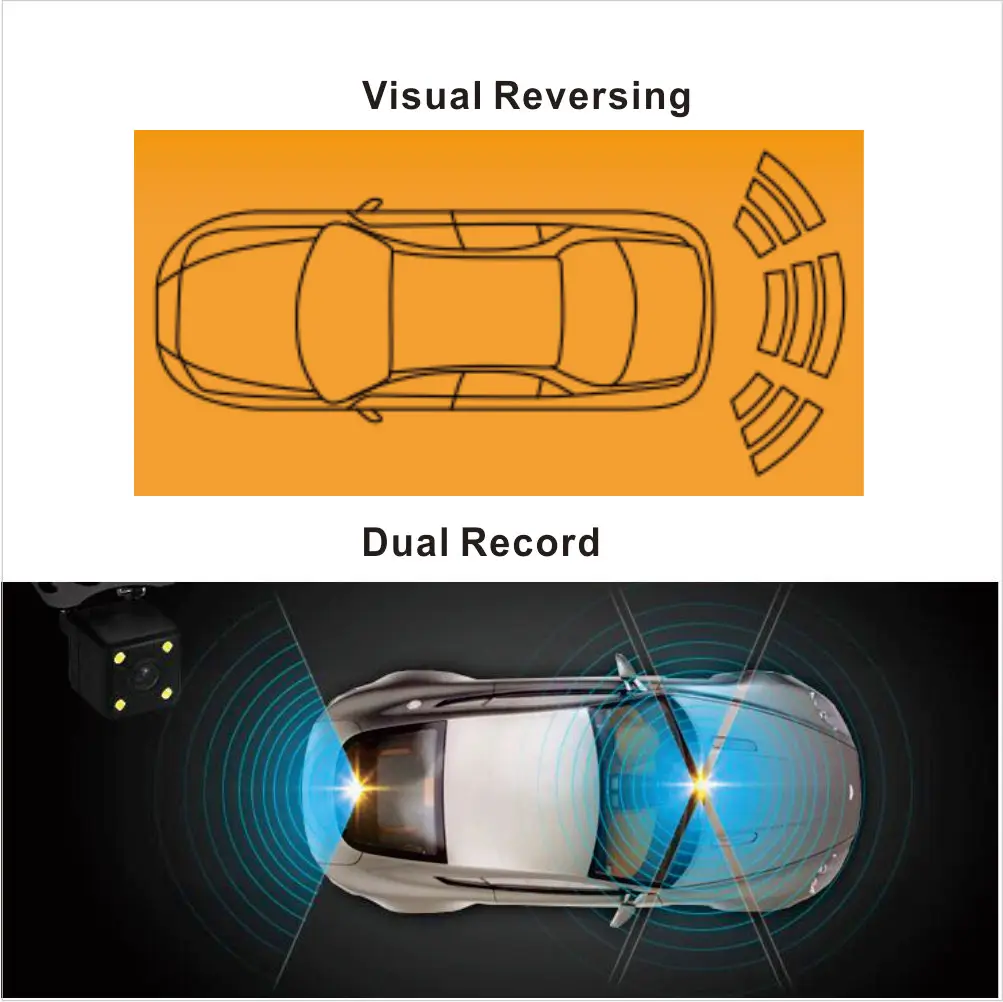 Sunwayi Factory Night Vision Front And Rear Dashboard Camera User