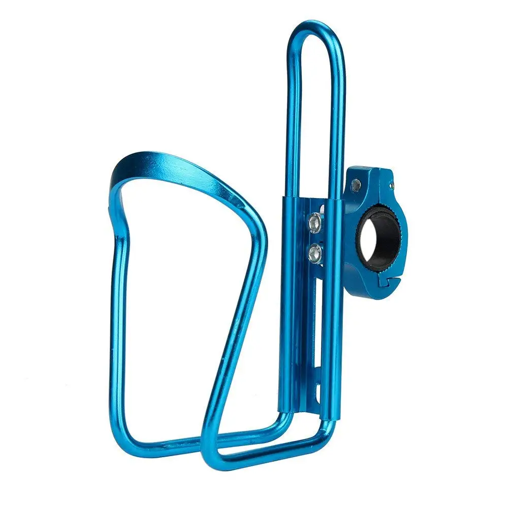 blue bike water bottle holder