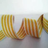 2018 Custom Yellow And White Soft Striped Cotton Webbing Straps For Backpacks