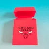 wholesale customized red chicago bulls imprinted silicone cigarette jacket