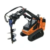 30hp EPA diesel engine leeheey LH527 crawler mini skid steer loader