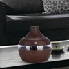 330ml Aroma Essential Oil Diffuser,New Wood Grain Ultraso Humidifier for Office Home Bedroom Living Room Study Yoga Spa VicTsing
