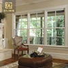 European style diy aluminium window frames burglar proof single hung lift up sliding window with grill design