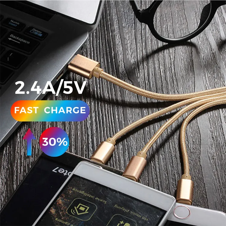 fast delivery 90 degree 2 in 1 3 in 1 micro usb b charging cable - ANKUX.COM