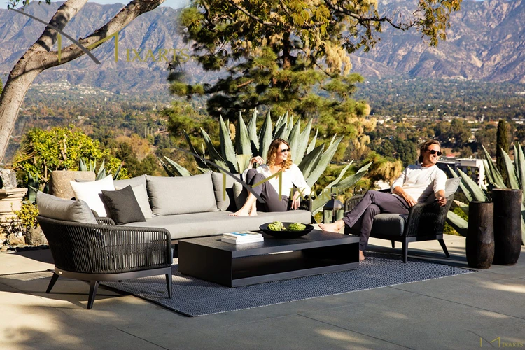 outdoor furniture garden sofa rope furniture outdoor hotel furniture