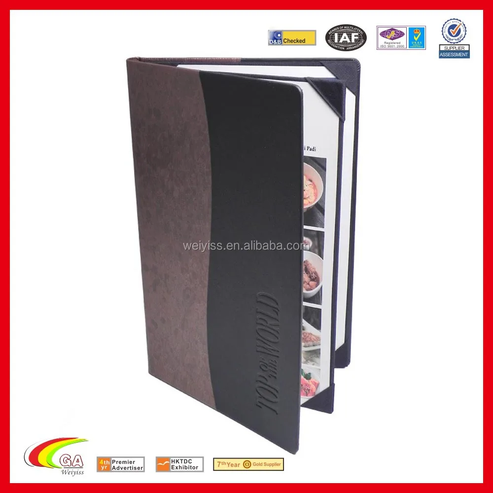 Factory Oem High Quality Size Restaurant Leather Cardboard Menu Book Luxury Imitation Leather Menu Cover Buy Leather Cardboard Menu Book Size Restaurant Leather Menu Cover Imitation Leather Menu Cover Product On Alibaba Com