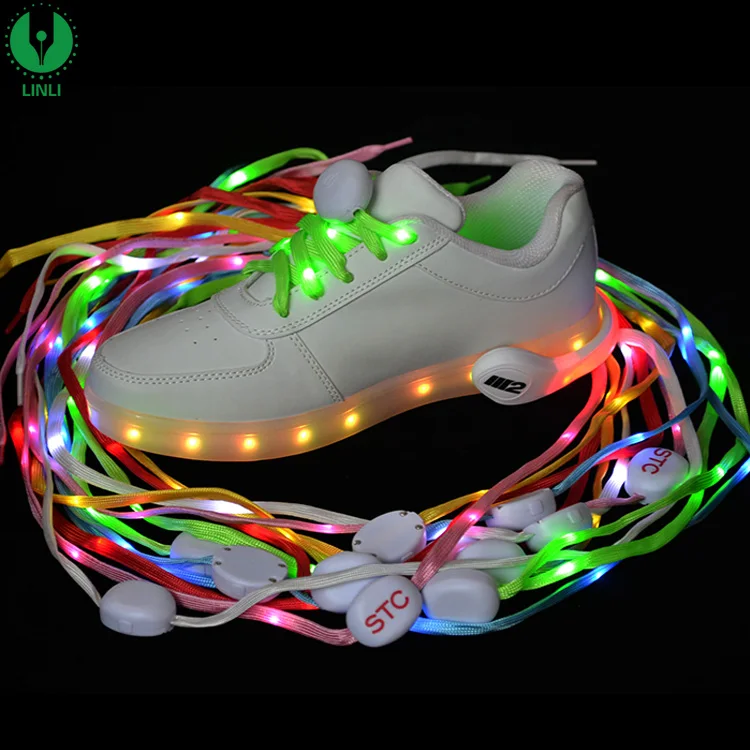 China Wholesale Led Light Up Shoelaces 
