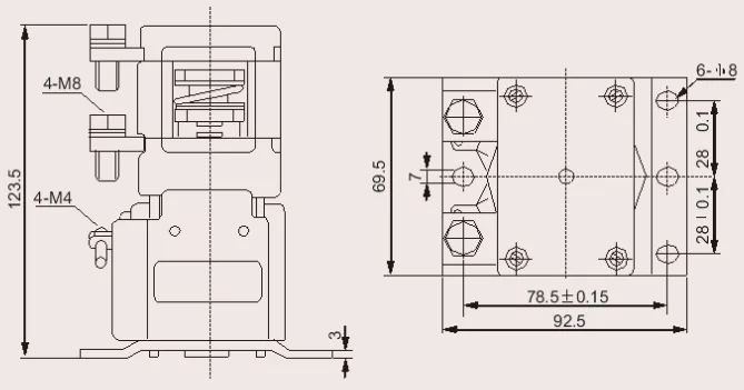 SW201 Albright replacement SPDT 100A 200A 12V 24V 36V 48V Relay Electric Vehicle Golf Cart Pallet Truck Forklift DC Contactor