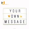 LED Letters Lamp Cinematic LED Plastic Message Letter Light Box Gift Spell Your Own Message A6 LED Cinema Light Box Free Combina