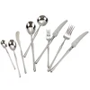High quality japan hotel forge hanging stainless steel flatware 18/10 elegant silver cutlery set