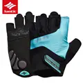 2017 Santic Men Women Cycling Gloves Summer Half Finger MTB Road Racing Tour De France Sports