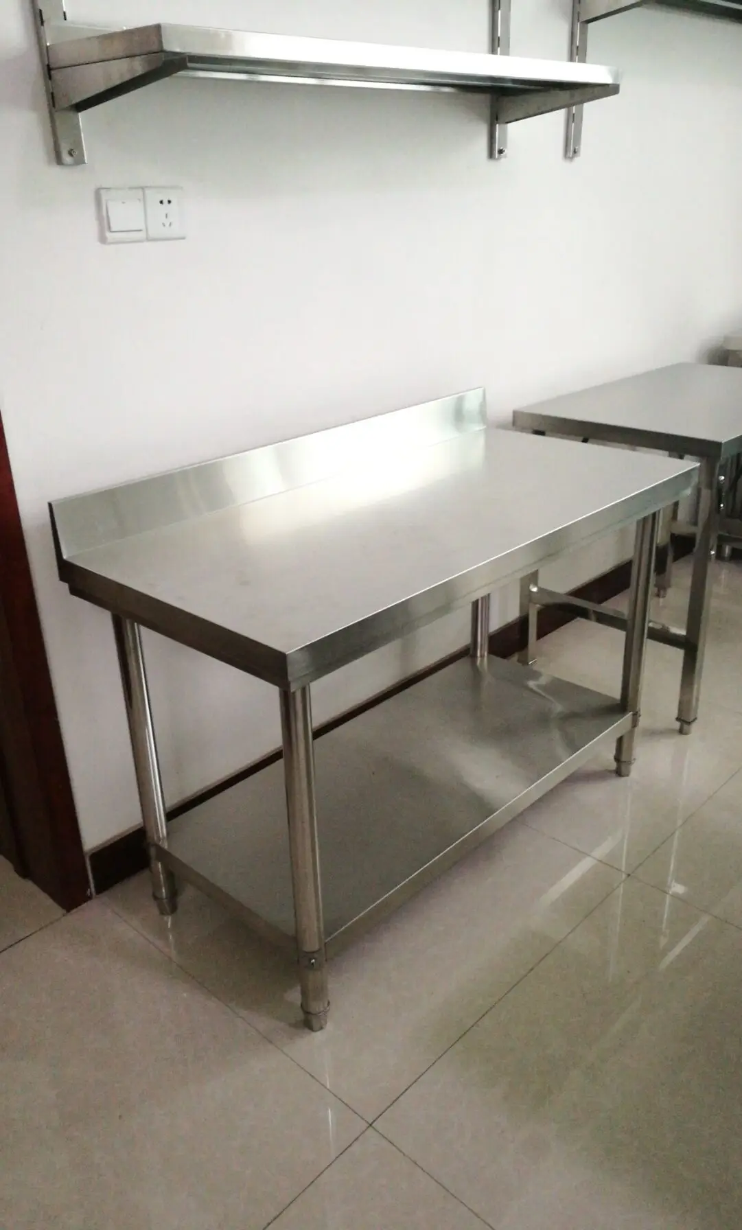 Stainless Steel Work Table with undershelf