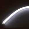White+Yellow Amber Red Blue LED Daytime Daylight Running Light Tube Flexible LED Strip DRL Switchback Headlight Lamp