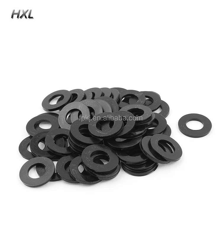 Black Round Insulation Plastic Spacer Flat Nylon Washer Buy Plastic