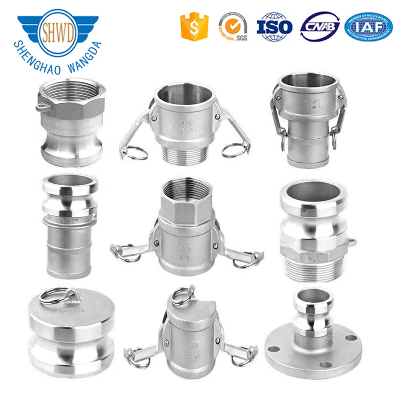 Type C 304/ 316 Stainless Steel Hydraulic Quick Connector Camlock ...