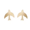 95563 xuping new arrival personalized pattern popular bird shaped gold stud earring