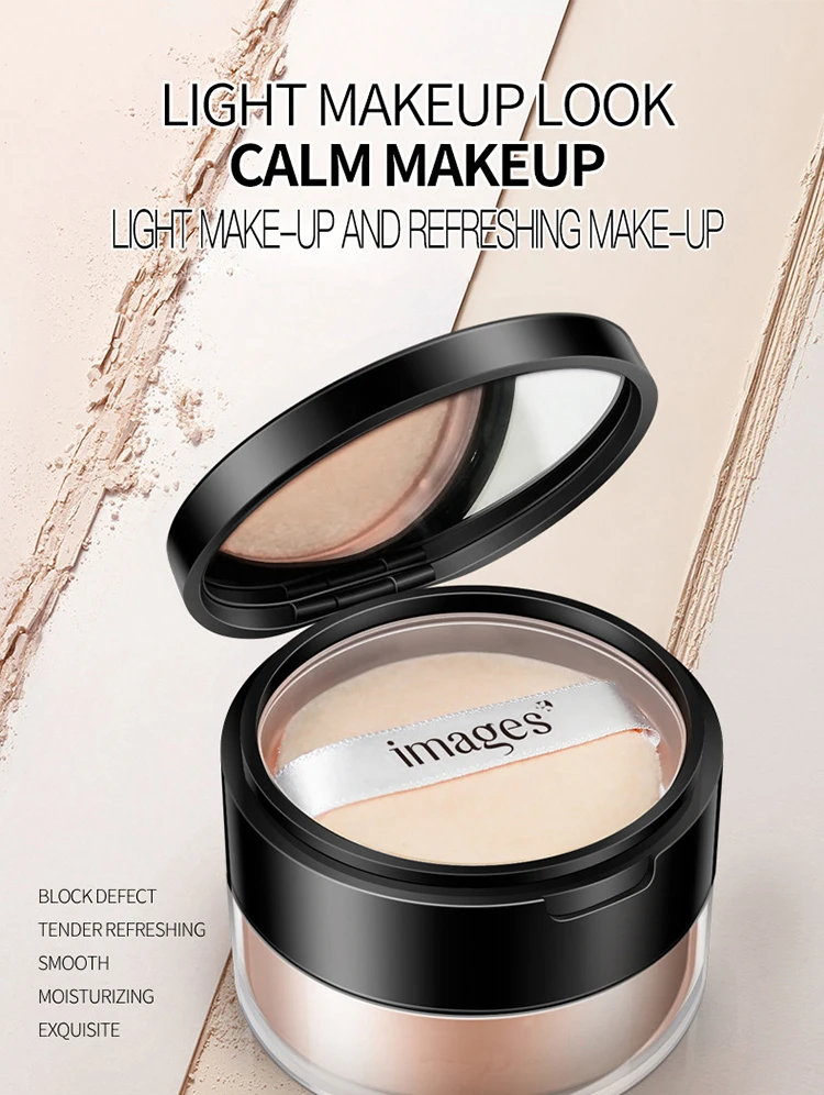 private label images Super oil control effect moisturizing smooth High Quality Waterproof Makeup Loose Powder