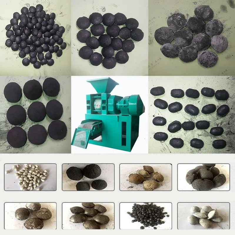 charcoal briquette machine ball press briquettes production line