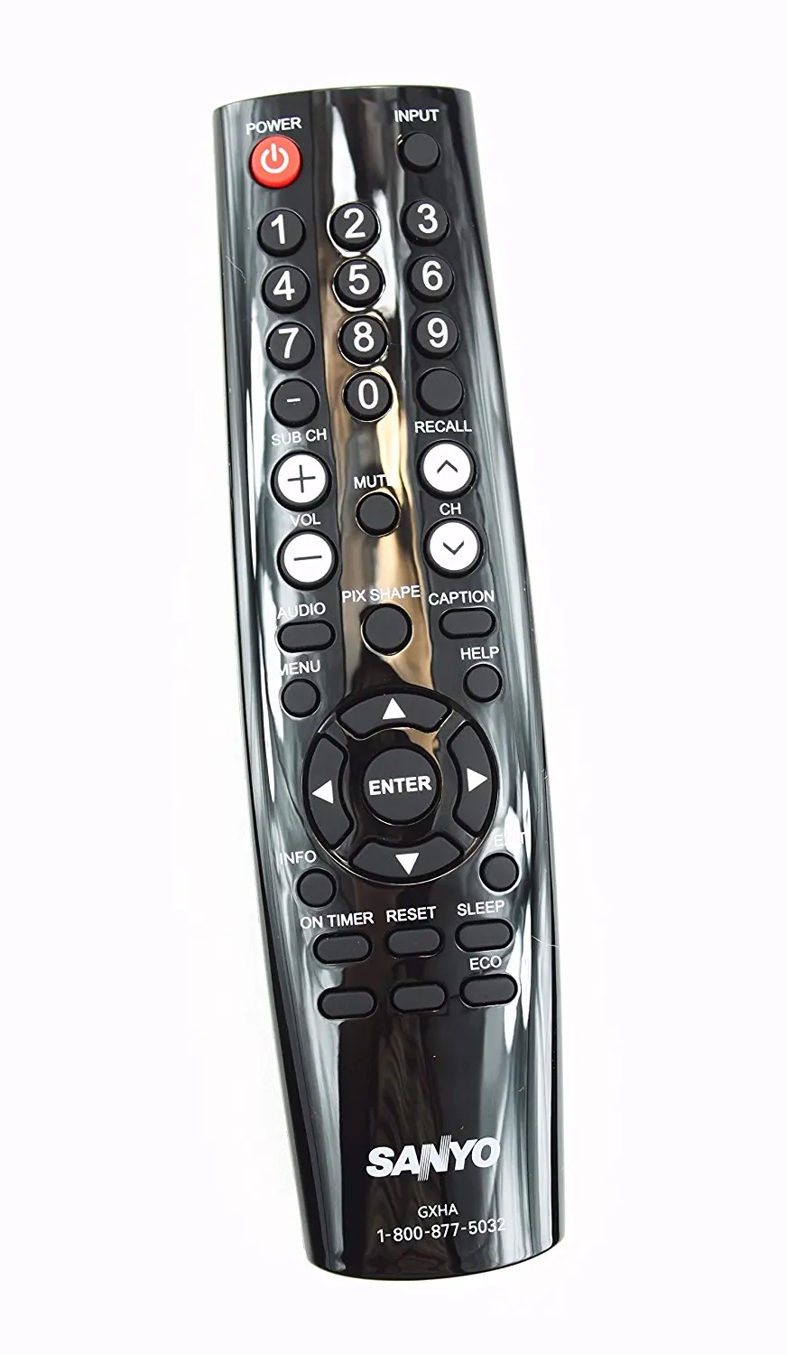 NEW Sanyo LCD LED TV Remote Control GXHA Supplied with models FVD5833 DP50843 DP58D33