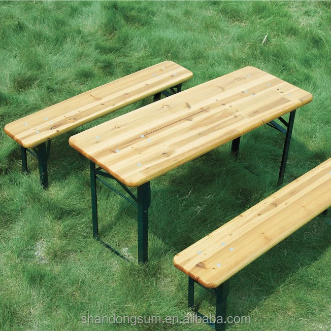 Amazing Outdoors European Biergarten Table And Bench Set Gallery ... Amazing Outdoors European Biergarten Table And Bench Set Gallery ...